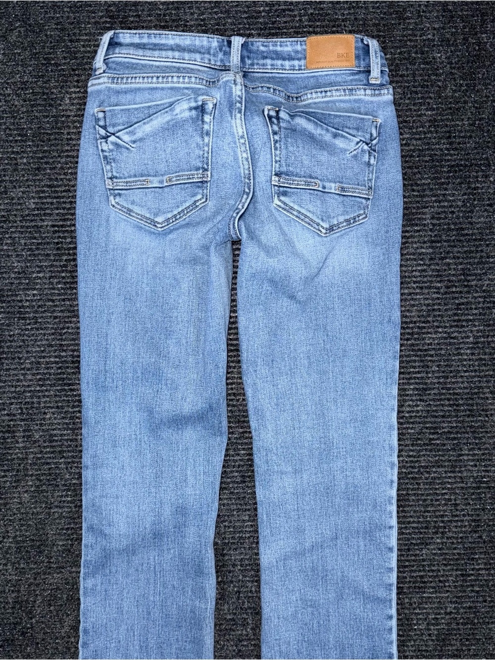 Buckle BKE Stella Slim Fit Low Rise Straight Stretch Blue Jeans 26 x 31 ABK2632S - Picture 4 of 10